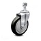 Service Caster 5 Inch Black Polyurethane Wheel Swivel 1/2 Inch Stem Caster with Total Lock Brake SCC-TSTTL20S514-PPUB-BLK-121315 - alternate 1